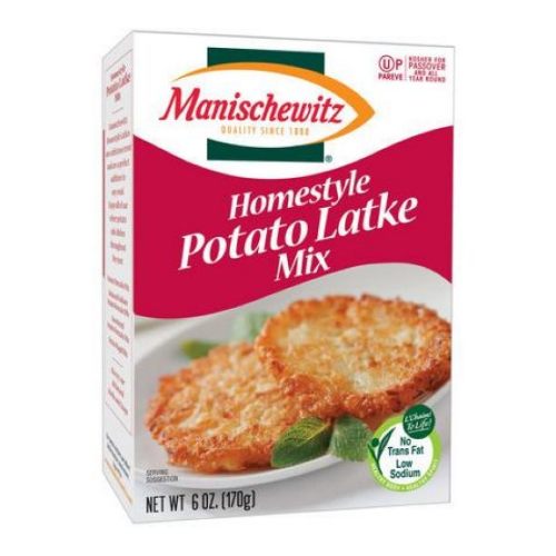 Manischewitz Homestyle Potato Latke M, 6 Ounce -- 12 Per Case