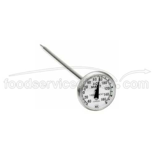 Comark Bi-Therm Pocket Dial Food Thermometer, 1.75 inch - (-40 To 160) Degree Fahrenheit -- 24 per case