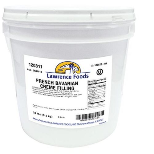 Lawrence Foods French Bavarian Cream Filling, 20 Pound