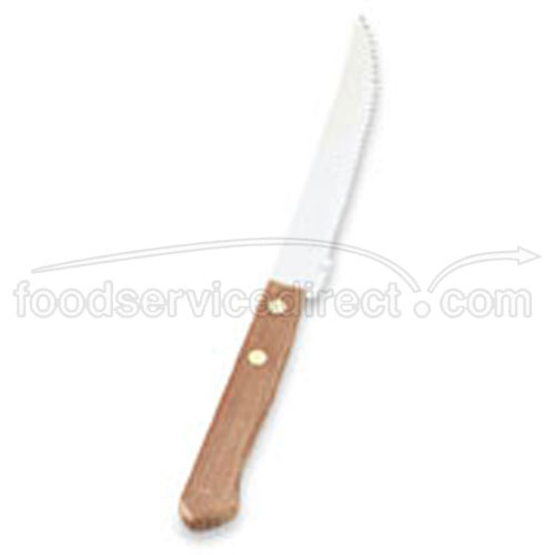 Vollrath Steak Kniveswood Handled Hallow Ground Bladeblade Length 4 3/8 Inches -- 24 Per Case