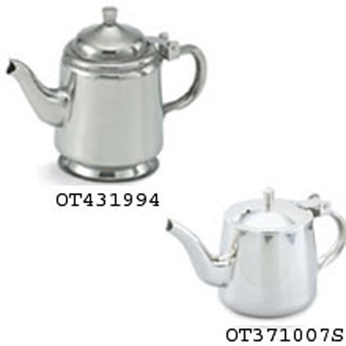 Vollrath Server, Hinged Tea Gooseneck, Stainless Steel, 10 Ounce -- 12 Per Case
