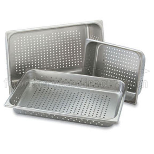 Vollrath Perforated Pans,full Size, 22 Gauge, Stainless Steel