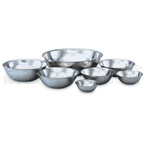 Vollrath Economy Stainless Steel Mixing Bowls, Capacity 1.4 Ltr