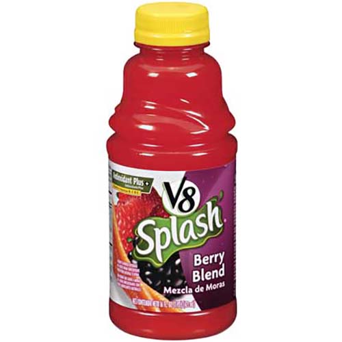 V8 Splash Berry Blend Flavored Beverage, 16 Fluid Ounce -- 12 Per Case