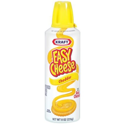 Easy Cheese Cheddar, 8 Ounce -- 12 Per Case