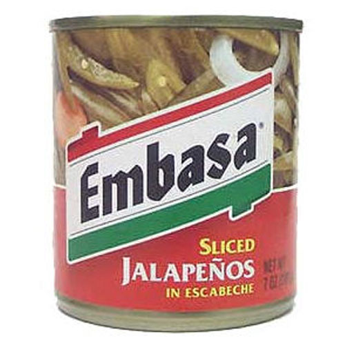 Embasa Sliced Jalapeno Pepper  With Escabeche, 12 Ounce -- 12 Case