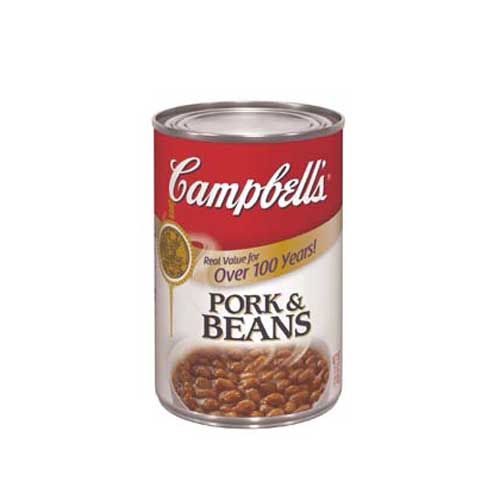 Campbells Pork and Beans in Tangy Sauce Case FoodServiceDirect