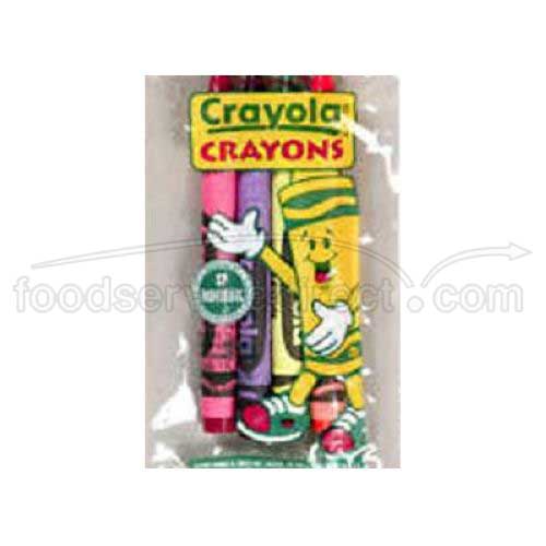 Crayola 4 Color Cello Wrapped Crayon, 4 Count -- 360 Per Case
