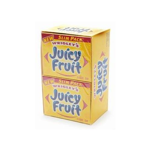 Juicy Fruit Gum, 3 Count -- 20 Per Case