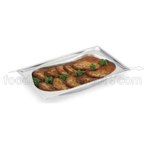 Vollrath Super Pan Stainless Steel Full Kidney Pan, 5.1 Quart Capacity -- 6 Per Case