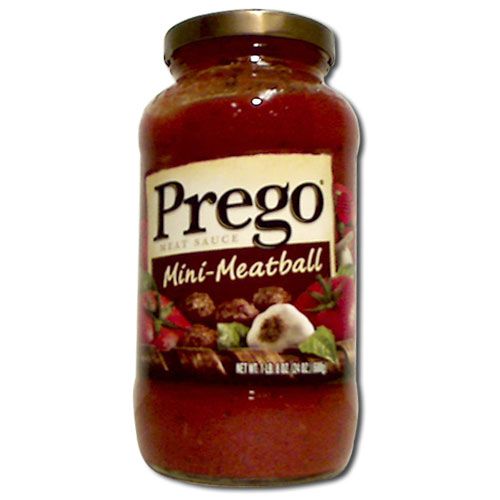 Prego Mini-meatball Meat Sauce, 24 Ounce -- 12 Per Case