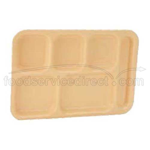 Traex Right Hand Tan Abs School Compartment Tray, 14 1/2 X 10 Inch -- 24 Per Case