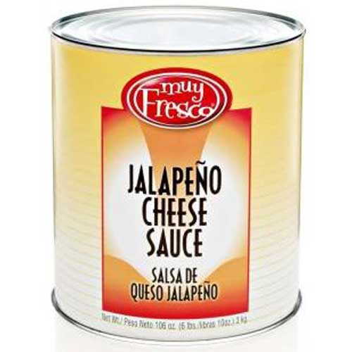 Muy Fresco Jalapeno Trans Fat Free Cheese Sauce, 6.63 Pound -- 6 Per Case