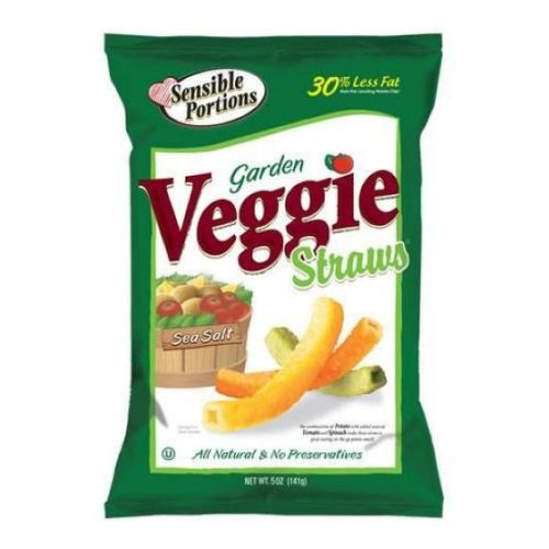 Sensible Portions Garden Sea Salt Veggie Straws, 5 Ounce -- 12 Per Case