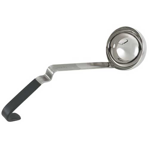 Vollrath One Piece Ergogrip Ladle With Black Kool Touch Handle, 6 Ounce -- 6 Per Case