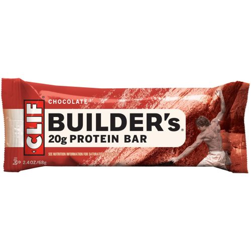Clif Builders Chocolate Protein Snack Bar, 2.4 Ounce -- 36 Per Case