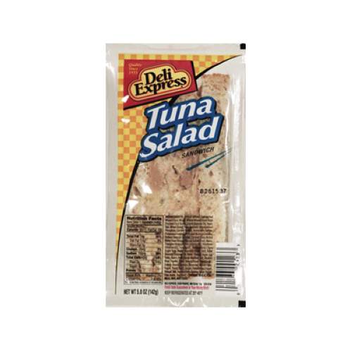 Deli Express Tuna Salad Wheat Sandwich, 4 Ounce -- 10 Per Case