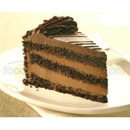 Lawler's Desserts Chocolate Layer Mousse Cake, 10 Cut, 85 Ounce -- 4 Per Case
