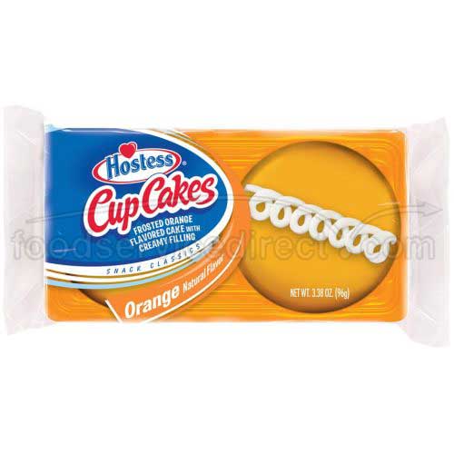 Cupcakes Single Serve Orange, 3.38 Ounce -- 36 Per Case