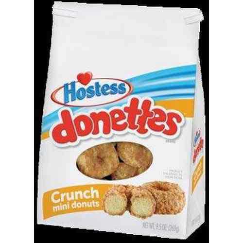 Donettess Crunch Mini Donut, 9.5 Ounce -- 6 Per Case