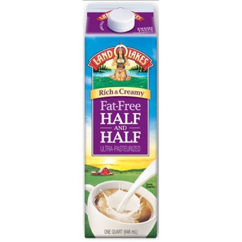 Land O Lakes Half & Half Ultra Pasteurized Coffee, 32 Ounce -- 12 Per Case