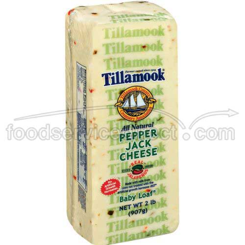 Tillamook Pepper Jack Cheese, 2 Pound -- 6 Per Case