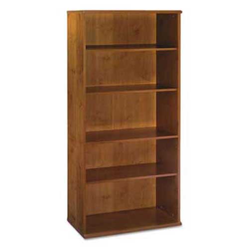 Bush Series C Collection 36W 5 Shelf Bookcase, Natural Cherry
