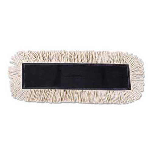 Disposable Dust Mop Head w/Sewn Center Fringe, Cotton/Synthetic, 36w x 5d, White Disposable Dust Mop Head w/Sewn Center Fringe, Cotton/Synthetic, 36w x 5d, White