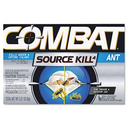 Combat Ant Killing System, Child-Resistant, Kills Queen and Colony, 6/Box Combat Ant Killing System, Child-Resistant, Kills Queen and Colony, 6/Box