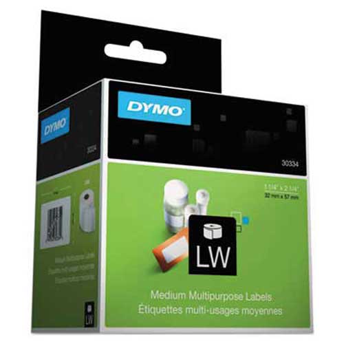 LabelWriter Address Labels, 1.25'' x 2.25'', White, 1,000 Labels/Roll