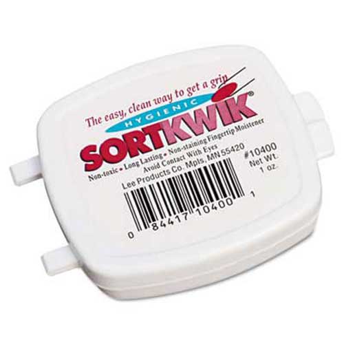 Sortkwik Fingertip Moisteners, 1 oz, Pink Sortkwik Fingertip Moisteners, 1 oz, Pink