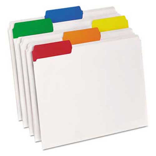 Pendaflex EasyView Poly File Folders, 1/3 Cut Top Tab, Letter, Clear ...