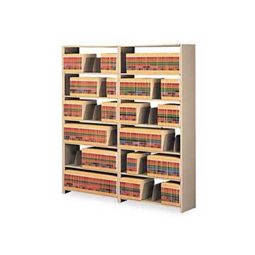 Snap-Together Steel Seven-Shelf Closed Starter Set, 36w x 12d x 88h, Sand Snap-Together Steel Seven-Shelf Closed Starter Set, 36w x 12d x 88h, Sand