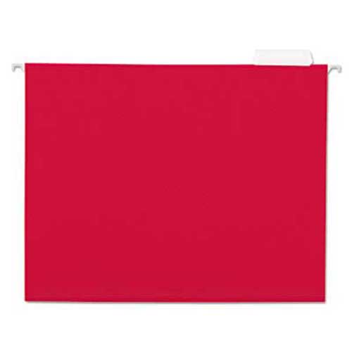 Universal One Hanging File Folders, 1/5 Tab, 11 Point Stock, Letter ...