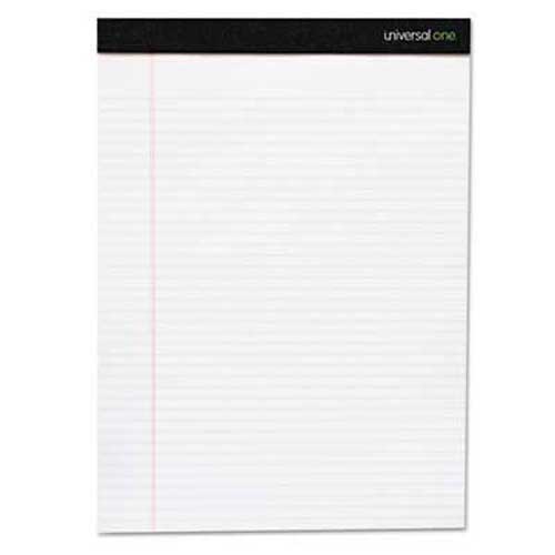 Single Ruled Paper Pad Universal One Perforated Edge Ruled Writing Pads, Legal, 6 Pads/Pack ...