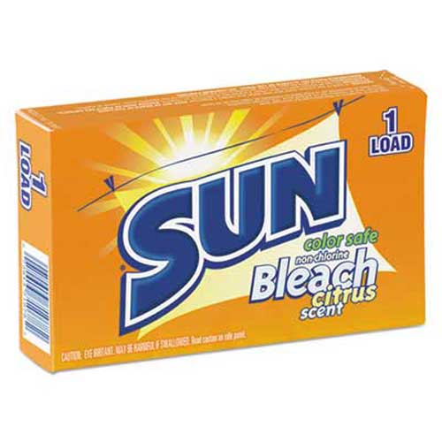 Color Safe Powder Bleach, Vend Pack, 1 load Box, 100/Carton Color Safe Powder Bleach, Vend Pack, 1 load Box, 100/Carton
