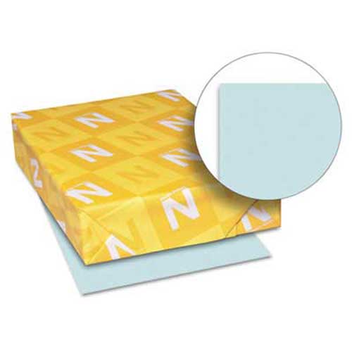 Neenah Paper Exact Index Card Stock, 110 lbs., 8-1/2 x 11, Blue 
