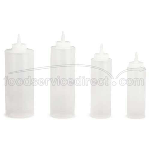Tablecraft Natural Squeeze Dispenser, 32 Ounce Capacity -- 12 Per Case