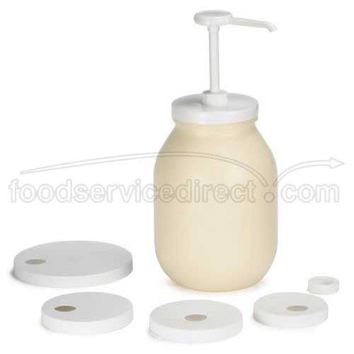 Tablecraft Plastic Economy Pump With 110 Mm Snap Cap, 1 Ounce Capacity