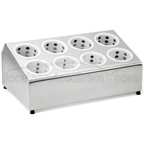 Soporte Cilíndrico De Acero Inoxidable Para Cubiertos Tablecraft