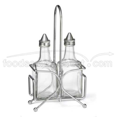 Tablecraft European Collection Oil And Vinegar Cruet Set, 6 Ounce Capacity -- 6 Per Case