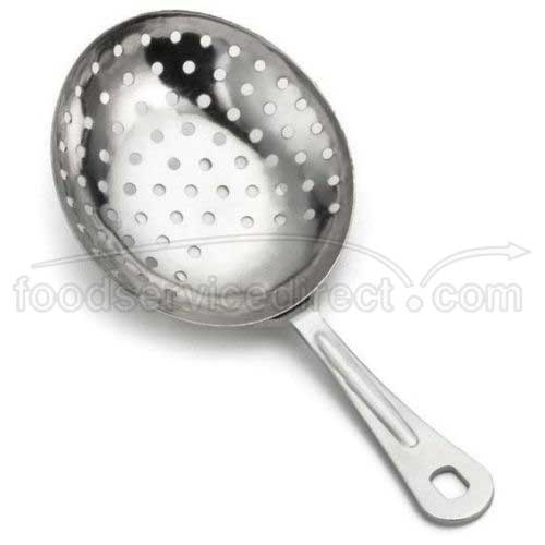 Tablecraft Stainless Steel Julep Strainer, 3.1875 X 1.125 X 6.25 Inch