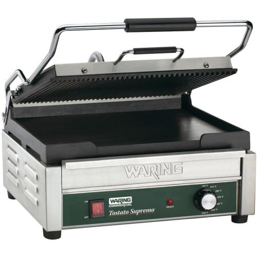 Waring Commercial Tostato Supremo Large Panini Grill, 16 X 175 1/2 X 9 1/2 Inch