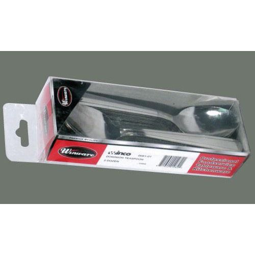 Winco Dominion 18/0 Stainless Steel Medium Weight Teaspoon, 5.75 X 1.26 Inch -- 24 Per Case