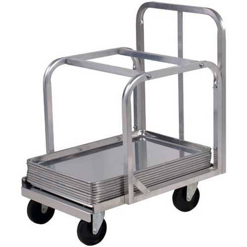 Winco Aluminum Sheet Pan Truck, 28.88 X 20.63 X 33.38 Inch