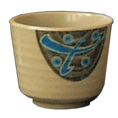 Yanco Japanese Melamine Round Tea Cup, 12 Ounce -- 48 Per Case