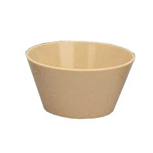 Yanco Nessico Melamine Tan Round Bouillon Cup, 8 Ounce -- 48 Per Case