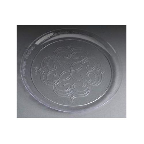 Royal Plasticware Scrollware Clear Plate, 10.25 inch - 25 per pack ...