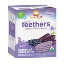 Happy Baby Organic Blueberry And Carrot Teethers Baby Food, 1.7 Ounce -- 6 Per Case