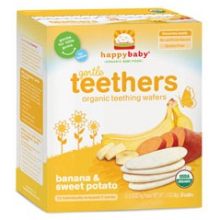 Happy Baby Organic Banana And Sweet Potato Teethers, 1.7 Ounce -- 6 Per Case